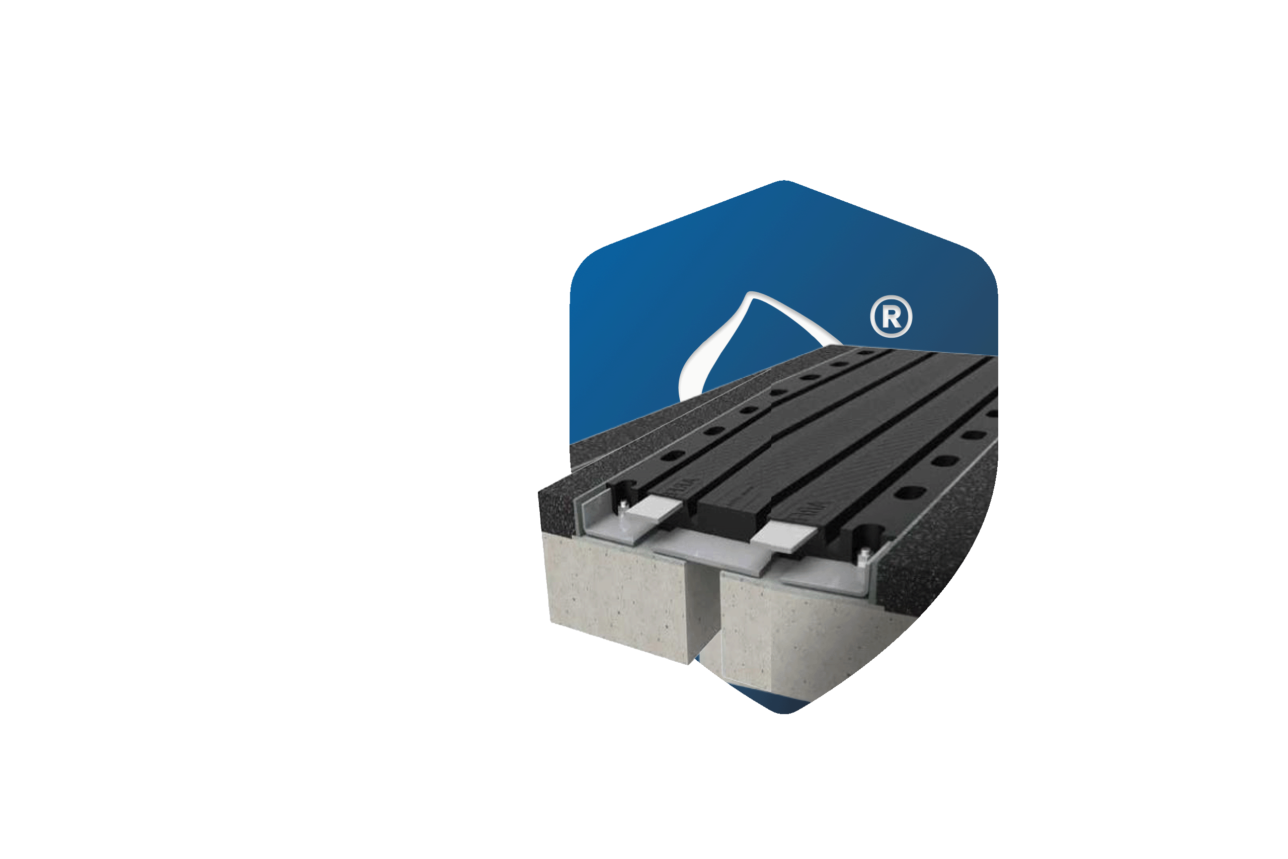 Rosturi de dilatare pentru poduri și drumuri. Profile și benzi flexibile, rezistente la trafic intens și variații termice.
