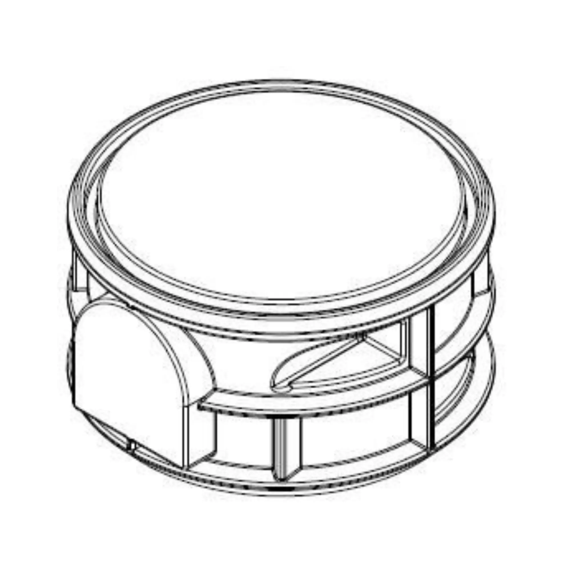 Baze de cămin cubice din PEHD, rezistente și modulare, ideale pentru rețele de canalizare și infrastructură edilitară durabilă.